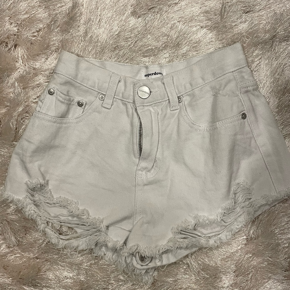 Superdown denim shorts